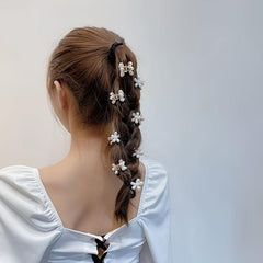 Retro Faux Pearl Daisy Hair Clip - Sweet Hair Accessories
