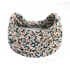 Daisy Printed Boho Headbands Elastic Headband Stylish Wrap Headbands