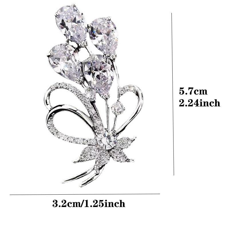 Women's Brooch Pin Girls Female Party Wedding Garment Decor Gift