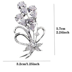 Women's Brooch Pin Girls Female Party Wedding Garment Decor Gift