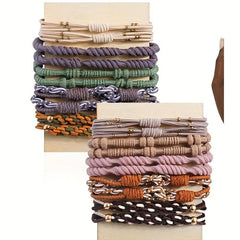 Rubber Band Women's Retro Head Rope Bracelet Hair Accessories