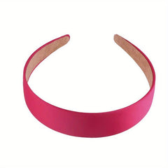 Satin Wide Brim Headband Non-Slip Hair Accessory