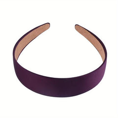 Satin Wide Brim Headband Non-Slip Hair Accessory