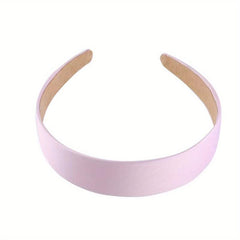 Satin Wide Brim Headband Non-Slip Hair Accessory