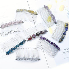 Witch's Raw Stone Hair Comb Wrap Hair Accessories