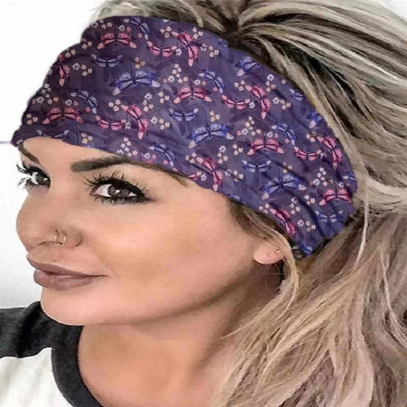 Skull Printed Wide Hairband for Halloween