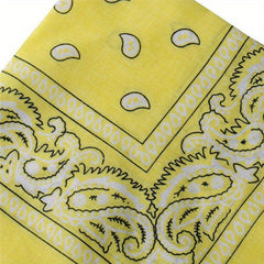 Paisley Print Bandana Hip Hop Square Scarf Handkerchief Cowboy Cowgirl
