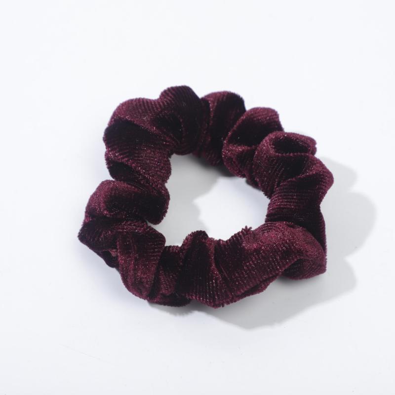20pcs Retro Velvet Hair Scrunchies Soft Solid Scrunchie for Women Girls