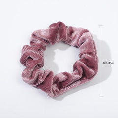 20pcs Retro Velvet Hair Scrunchies Soft Solid Scrunchie for Women Girls