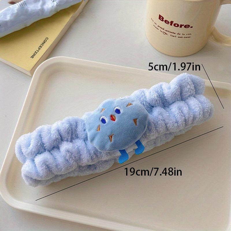 Rice Ball Toast Cookie Headband Soft Elastic Headband