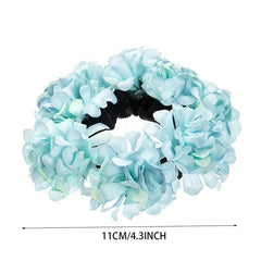 Flower Scrunchie Hair Tie Floral Hair Rope Female Hair Accessories
