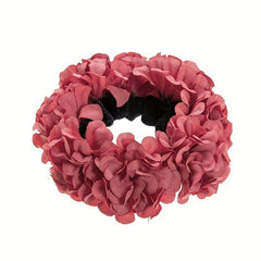 Flower Scrunchie Hair Tie Floral Hair Rope Female Hair Accessories
