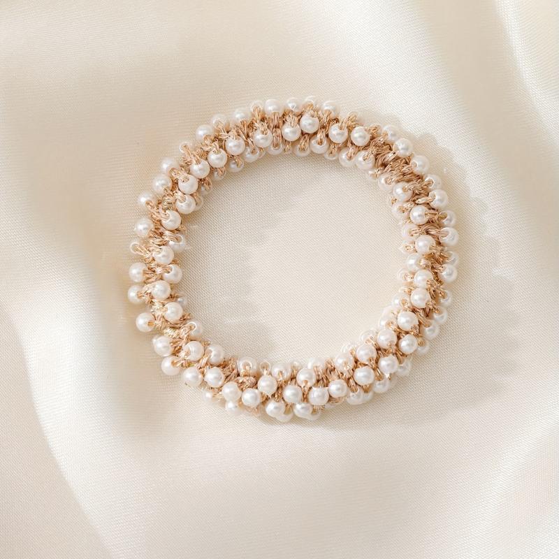 Faux Pearl Hair Tie High Elasticity Hair Rope Hair Accessories