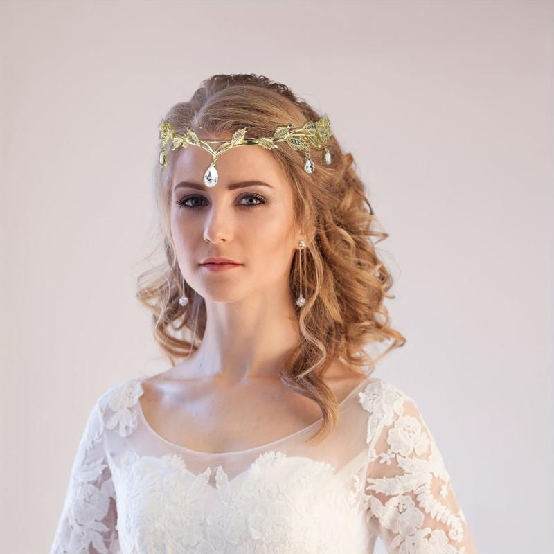 Crystal Rhinestone Wedding Tiara Crown for Brides