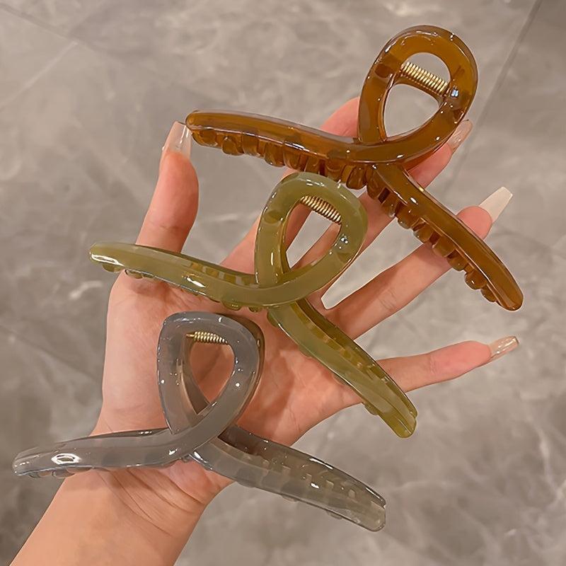 Colorful Oversize Hair Claw Clip Non Slip Strong Hold Grip Hair Jaw Clip