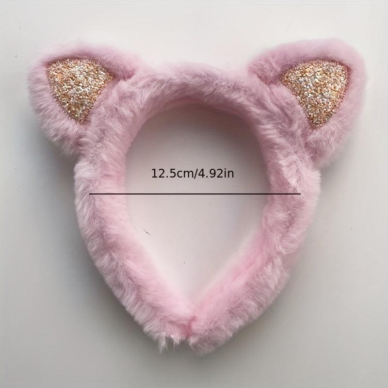 Cat Ears Hair Band Cartoon Headband for Skincare Girls