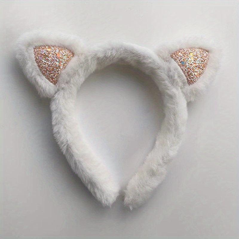 Cat Ears Hair Band Cartoon Headband for Skincare Girls