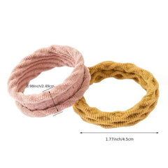 100pcs Colorful Small Elastic Hair Bands Ponytail Holder Rubber Bands