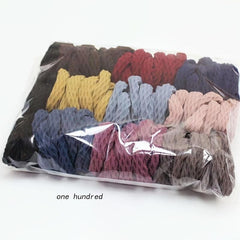 100pcs Colorful Small Elastic Hair Bands Ponytail Holder Rubber Bands