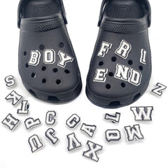 26pcs Alphabet Shoe Charms Decorations Party Favors Birthday Holiday