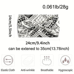 Women's Yoga Running Headband Soft Stretchy Hair Band Knotted Headdress