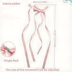 Sweet Bow Hair Clip Duck Bill Clip for Side Hair Bang Braids