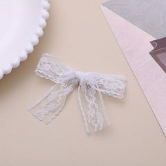 2pcs Lace Bowknot Hair Clips Women Girls Daily Decoration Accessories