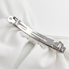Satin Large Bowknot Hair Clip Back Head Duck Billed Clip Hair Accessories