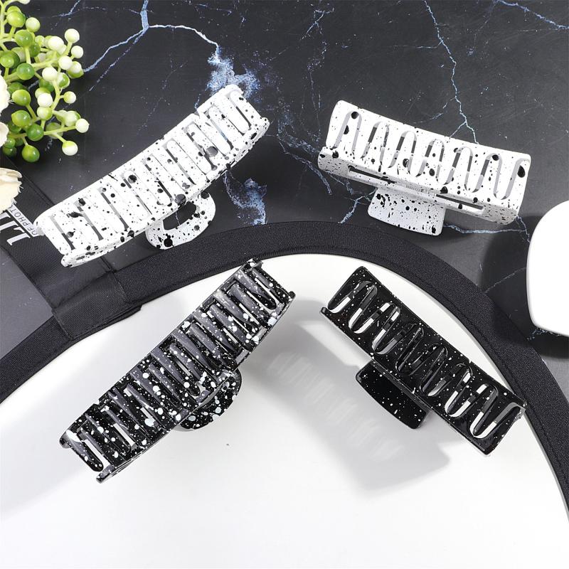 Large Square Crescent Hair Claw Clip Women's Hair Accessories