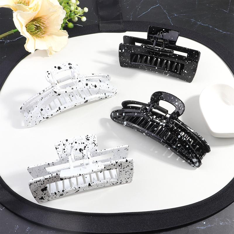 Large Square Crescent Hair Claw Clip Women's Hair Accessories