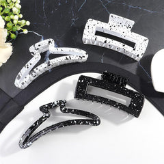 Large Square Crescent Hair Claw Clip Women's Hair Accessories