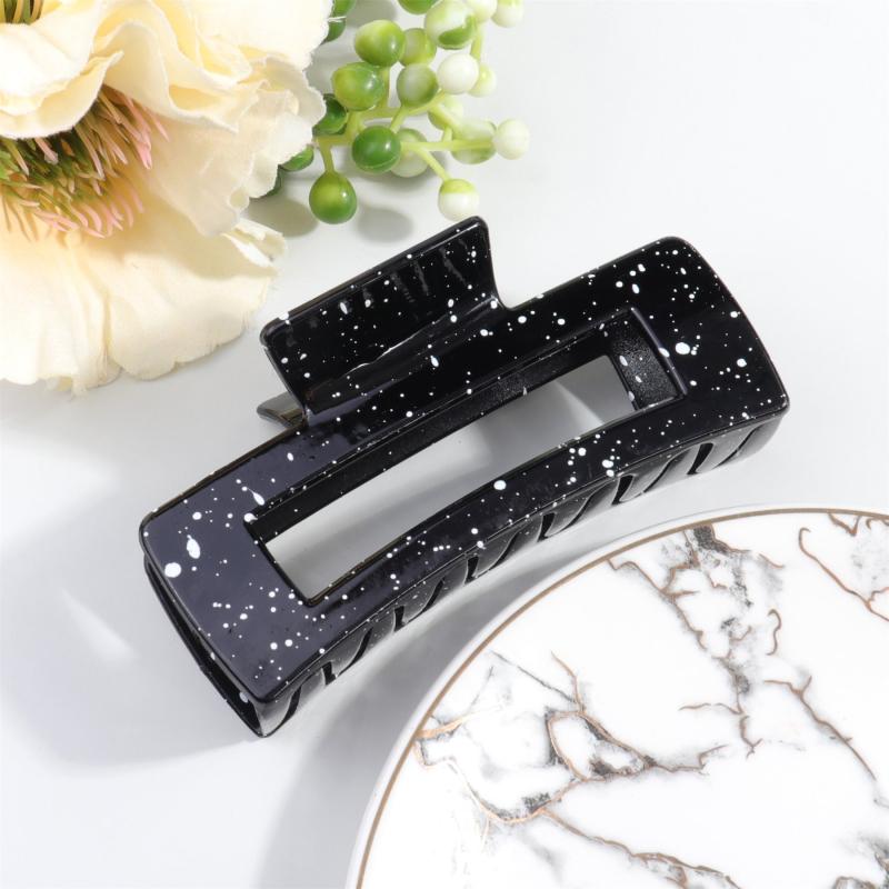 Large Square Crescent Hair Claw Clip Women's Hair Accessories