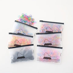 1500pcs Colorful Rubber Hair Tie for Girls