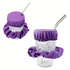 Drink Cover Scrunchies Reusable Washable for Party Club Use