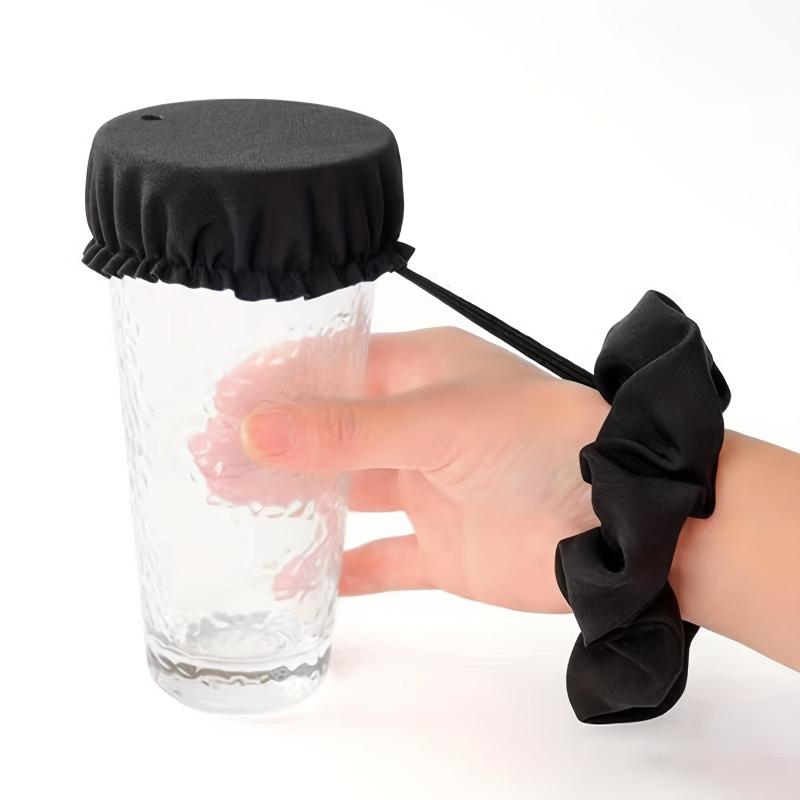 Drink Cover Scrunchies Reusable Washable for Party Club Use