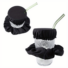 Drink Cover Scrunchies Reusable Washable for Party Club Use