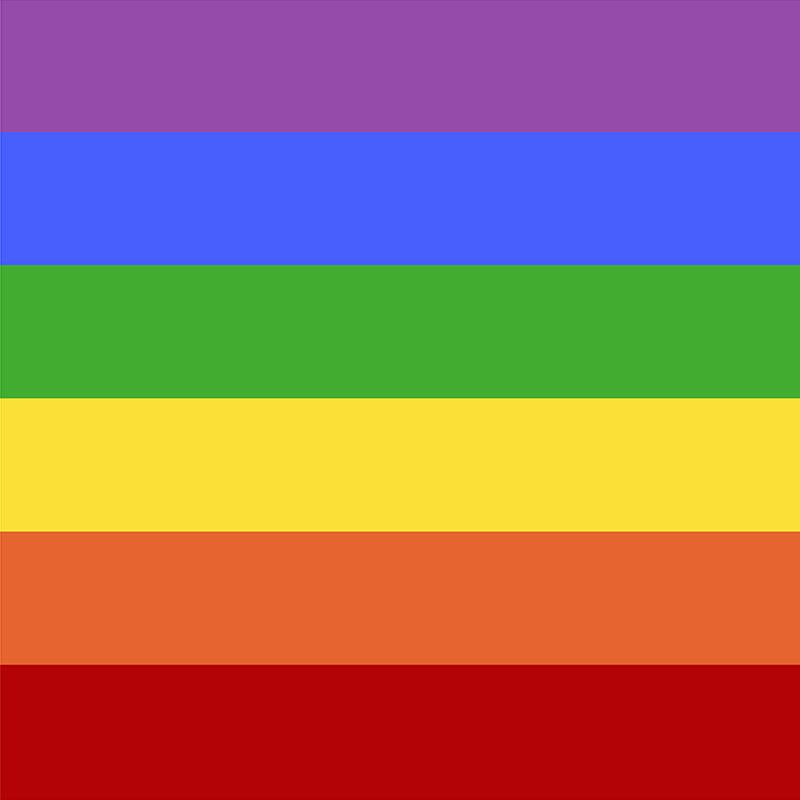 Rainbow Hair Scarf LGBT Pride Month Hair Accessory