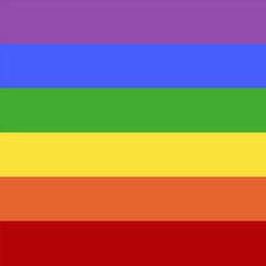 Rainbow Hair Scarf LGBT Pride Month Hair Accessory