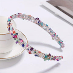 Colorful Crystal Crackle Headband Hair Accessories