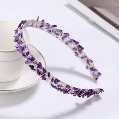 Colorful Crystal Crackle Headband Hair Accessories