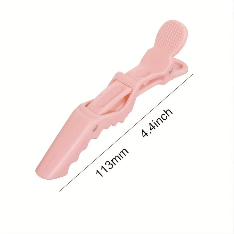 6pcs Crocodile Clip Long Bill Clip Duck Bill Clip Hairdressing Section Clip