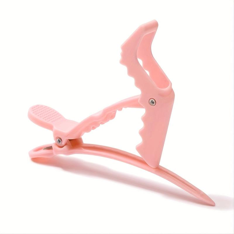 6pcs Crocodile Clip Long Bill Clip Duck Bill Clip Hairdressing Section Clip