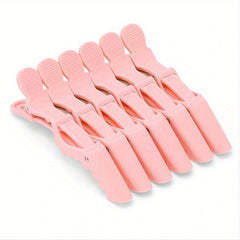 6pcs Crocodile Clip Long Bill Clip Duck Bill Clip Hairdressing Section Clip