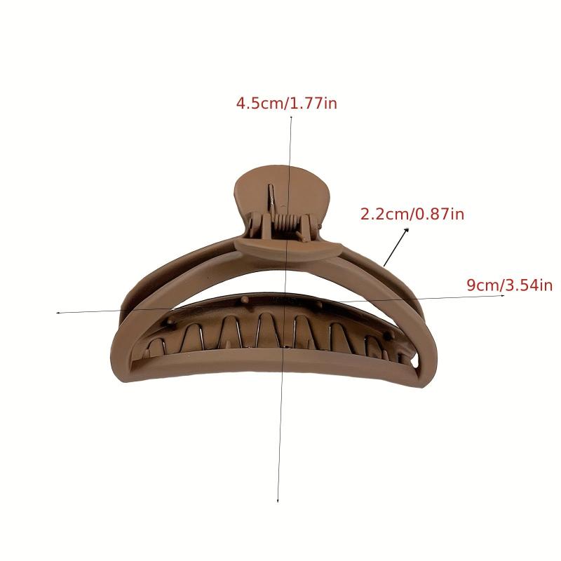 Frosted Hair Claw Solid Shark Claw Hair Accessories For Women