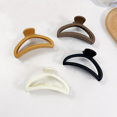 Frosted Hair Claw Solid Shark Claw Hair Accessories For Women
