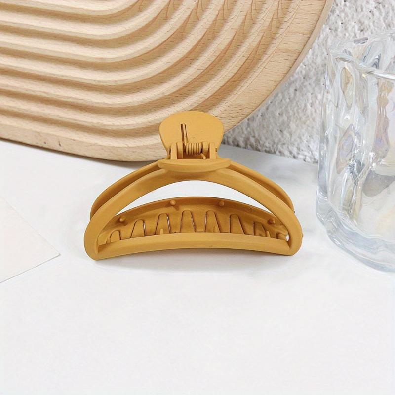 Frosted Hair Claw Solid Shark Claw Hair Accessories For Women
