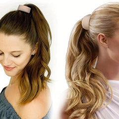 Silicone Foldable Hair Tie Elastic Hair Rope Ponytail Holder