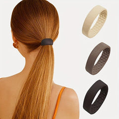 Silicone Foldable Hair Tie Elastic Hair Rope Ponytail Holder