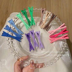 3pcs Resin Band Hair Clips for Girls Styling Sectioning Anti Slip Hair Clips