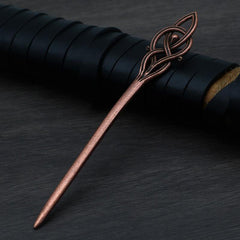 Moon Alloy Hairpin Vintage Metal Chignon Chinese Style Hair Accessories